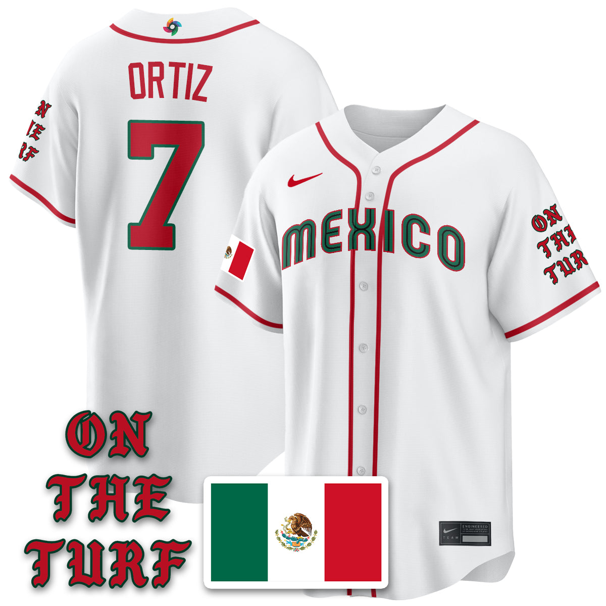 Mexico Baseball x Born x Raised 2026 World Baseball Classic Limited Jersey - All Stitched