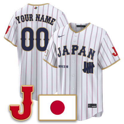 Custom Japan Baseball x Undefeated 2026 World Baseball Classic Limited Jersey - All Stitched