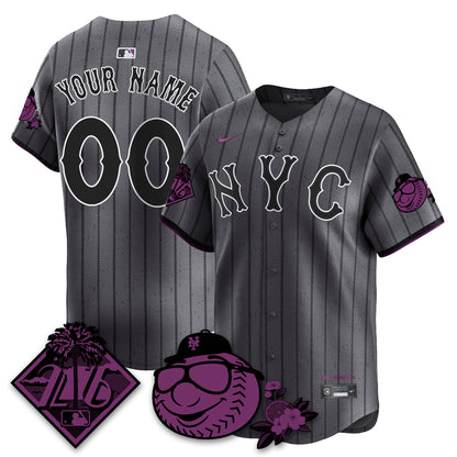 Custom NYM 2026 Spring Training Vapor Limited Jersey - All Stitched