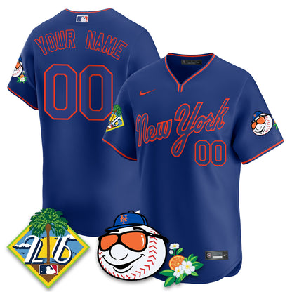 Custom NYM 2026 Spring Training Vapor Limited Jersey - All Stitched