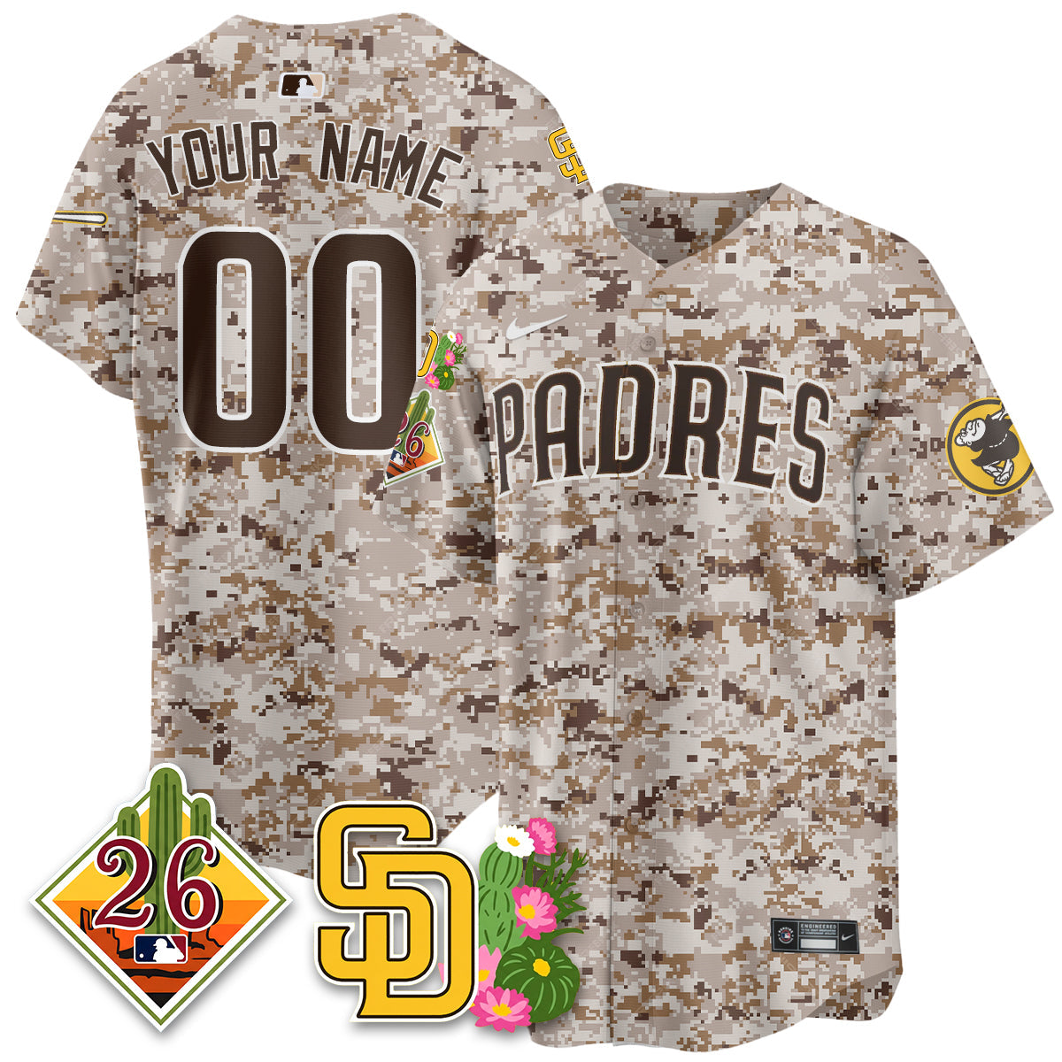 SD 2026 Spring Training Vapor Limited Custom Jersey - All Stitched