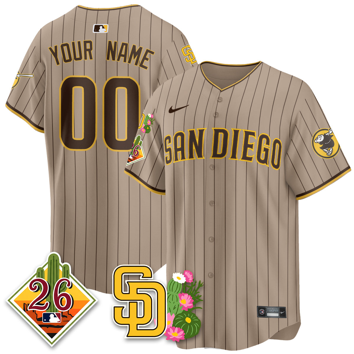 SD 2026 Spring Training Vapor Limited Custom Jersey - All Stitched