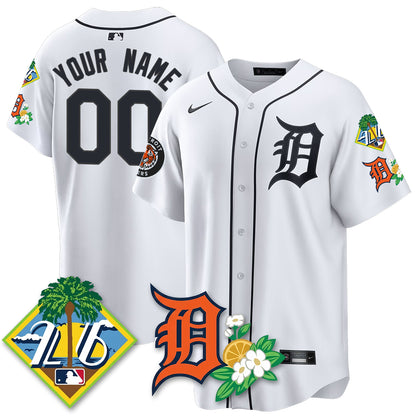 Custom DET 2026 Spring Training Vapor Limited Jersey - All Stitched
