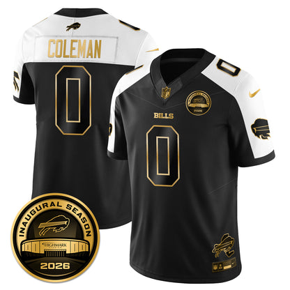 BUF 2026 Inaugural Season Patch Vapor Limited Gold Jersey - All Stitched