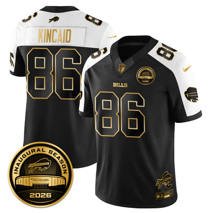 BUF 2026 Inaugural Season Patch Vapor Limited Gold Jersey - All Stitched