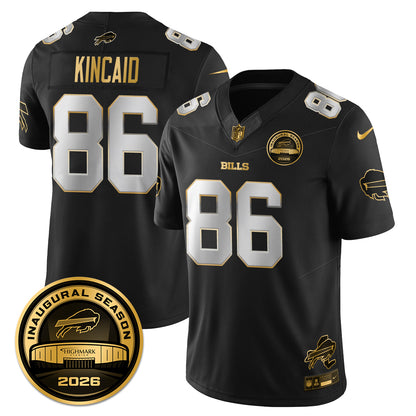 BUF 2026 Inaugural Season Patch Vapor Limited Gold Jersey - All Stitched