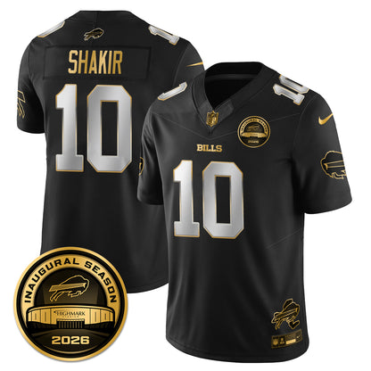BUF 2026 Inaugural Season Patch Vapor Limited Gold Jersey - All Stitched