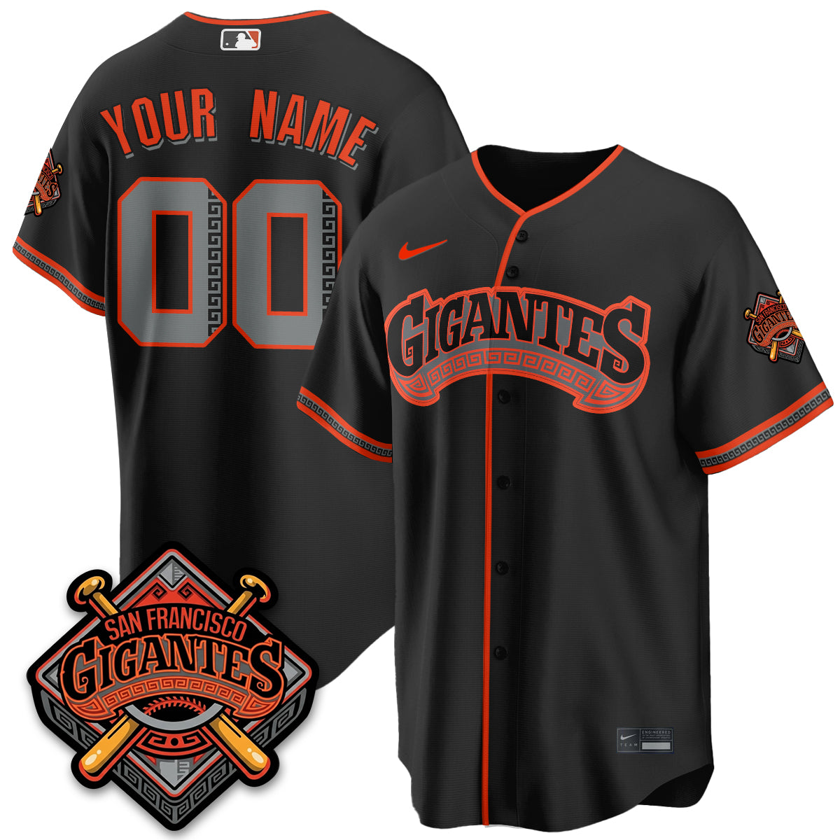 Custom SF GIGANTES Vapor Limited Jersey - All Stitched