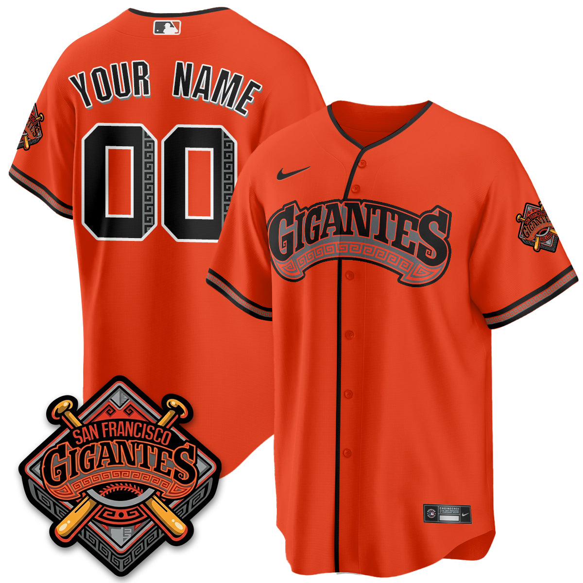 Custom SF GIGANTES Vapor Limited Jersey - All Stitched
