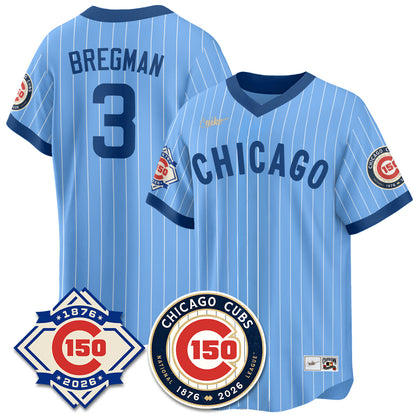 CHC Throwback Vapor Limited Blue Jersey - 150th Anniversary - All Stitched