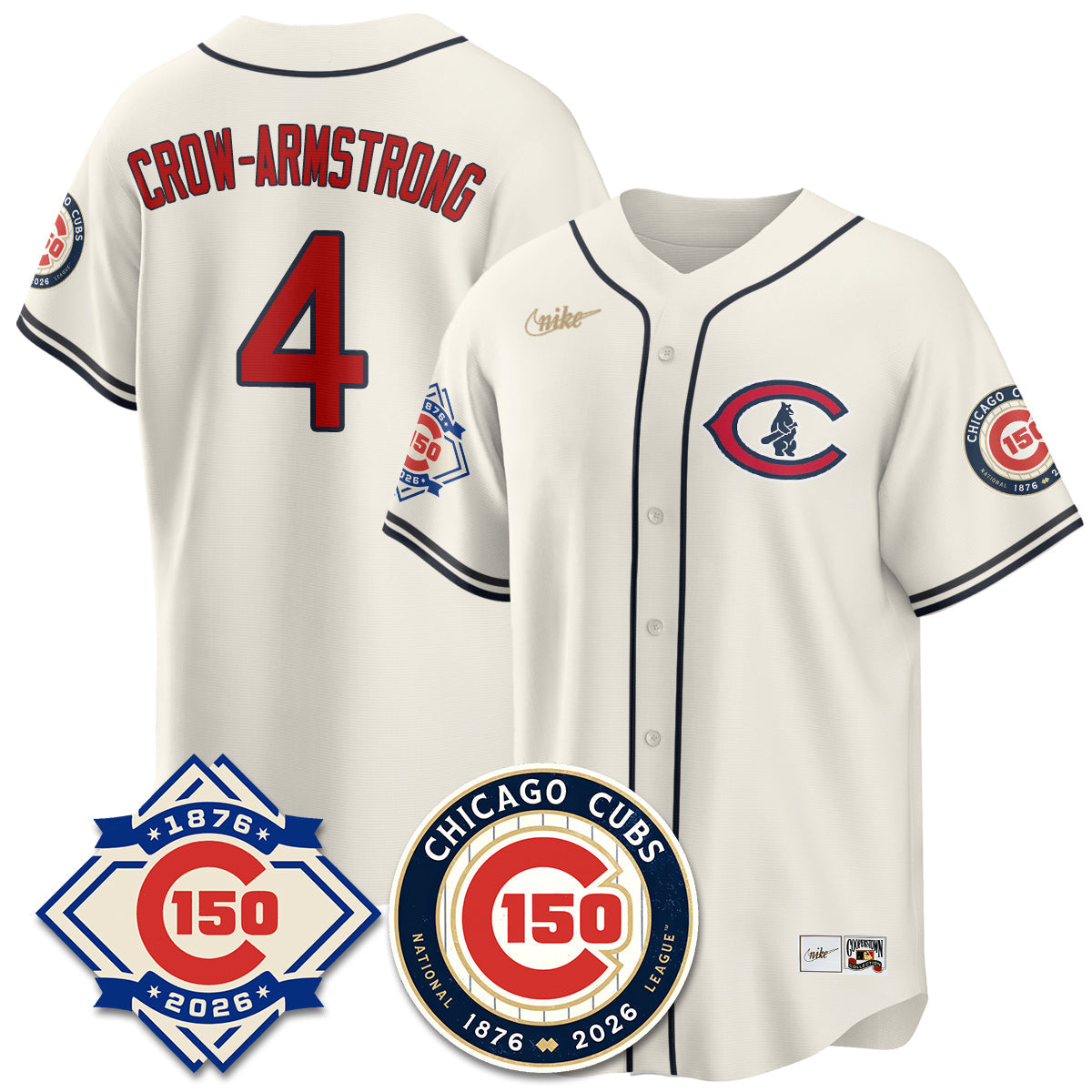 CHC Throwback Vapor Limited Blue Jersey - 150th Anniversary - All Stitched