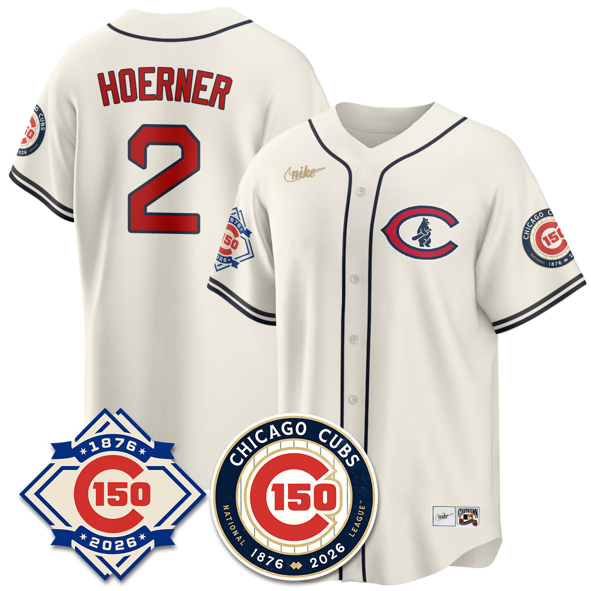 CHC Throwback Vapor Limited Blue Jersey - 150th Anniversary - All Stitched