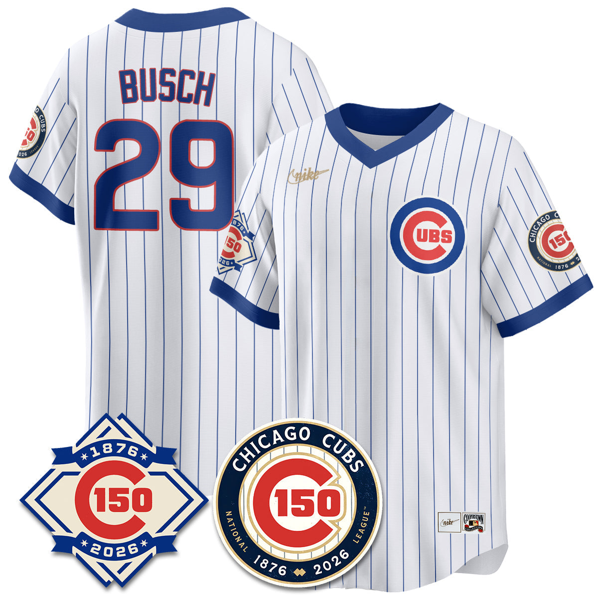 CHC Throwback Vapor Limited Blue Jersey - 150th Anniversary - All Stitched