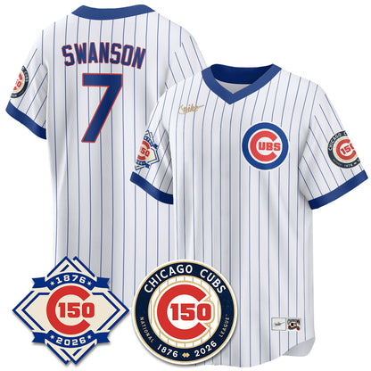 CHC Throwback Vapor Limited Blue Jersey - 150th Anniversary - All Stitched