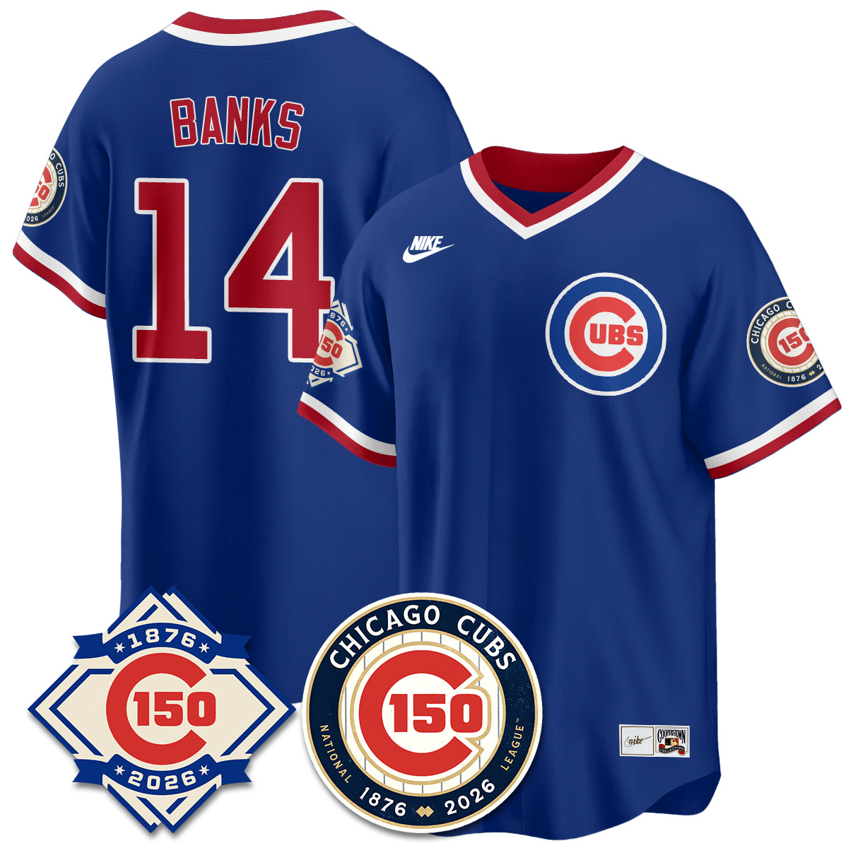 CHC Throwback Vapor Limited Blue Jersey - 150th Anniversary - All Stitched