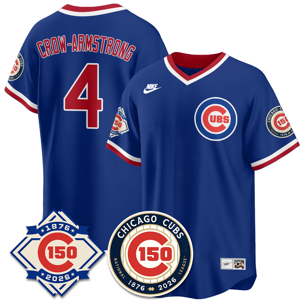 CHC Throwback Vapor Limited Blue Jersey - 150th Anniversary - All Stitched