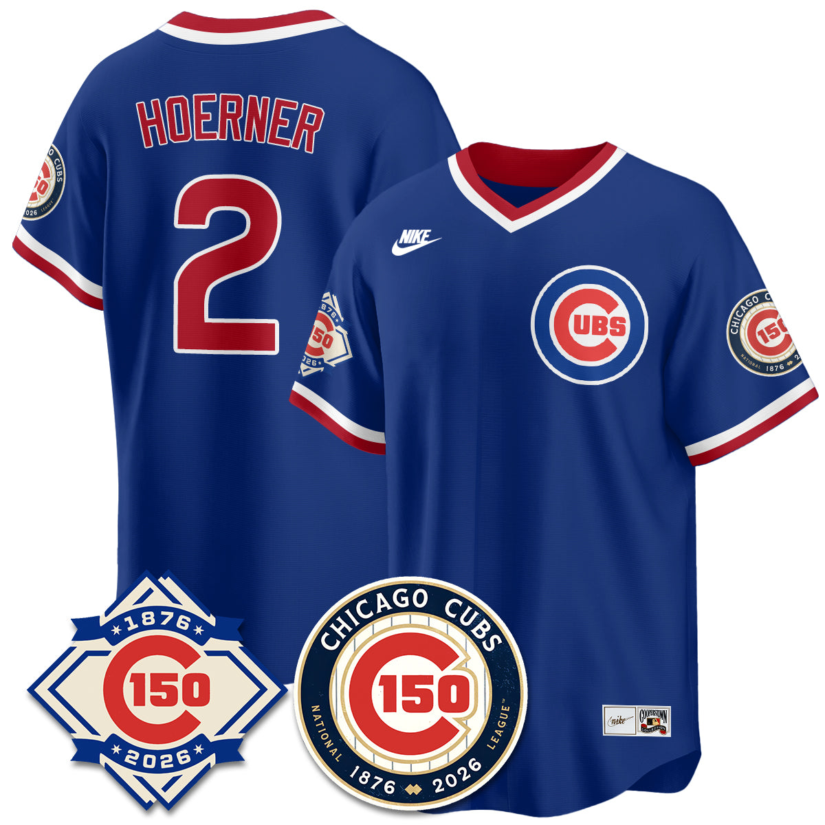 CHC Throwback Vapor Limited Blue Jersey - 150th Anniversary - All Stitched