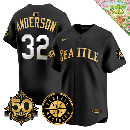 SEA 2026 Vapor Limited Gold Jersey - 50th Anniversary Patch - All Stitched