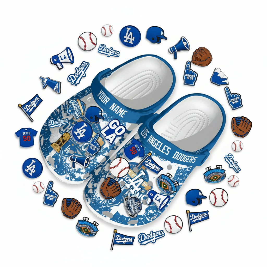 LAD World Series Champions Clogs - Charms Gift Set