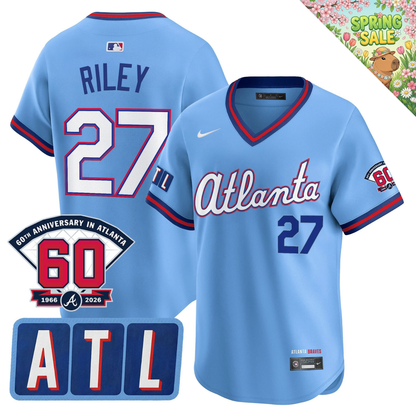 ATL 2026 City Connect Limited Jersey - 60th Anniversary Patch - All Stitched