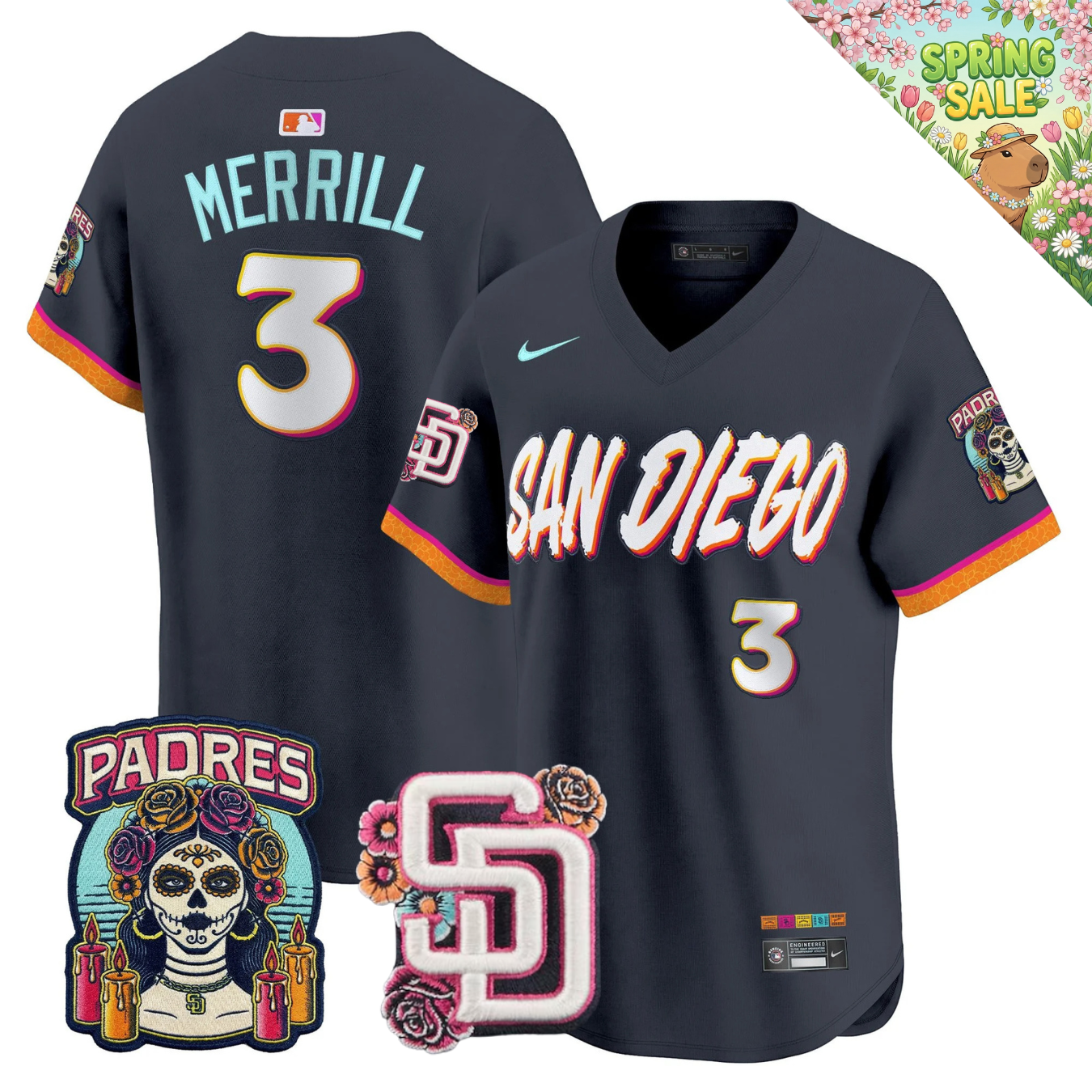 SD 2026 City Connect Vapor Premier Limited Jersey V2 - All Stitched