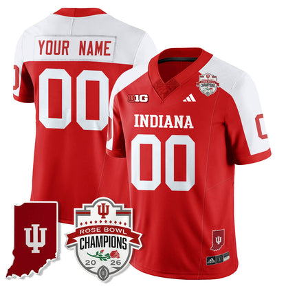 Indiana Hoosiers Vapor Limited Football Custom Jersey - Rose Bowl Champions - All Stitched