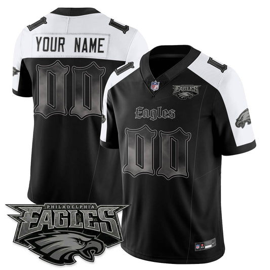 Custom PHI 'Dark Gothic Philly' Vapor Limited Jersey - All Stitched