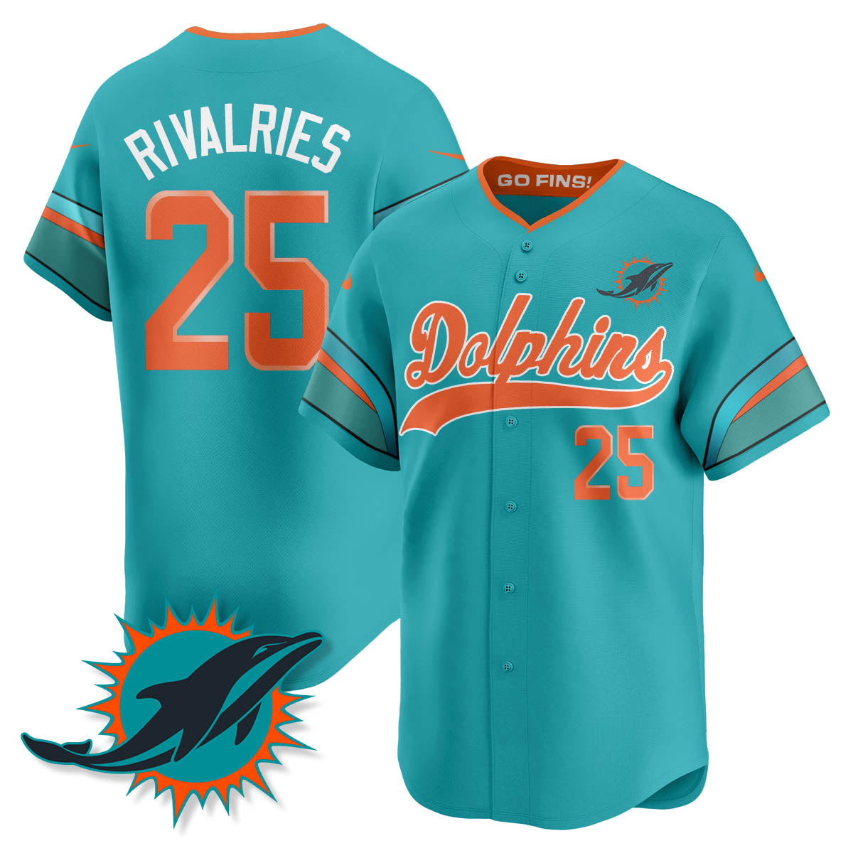 MIA "Rivalries" Vapor Limited Baseball Jersey - All Stitched