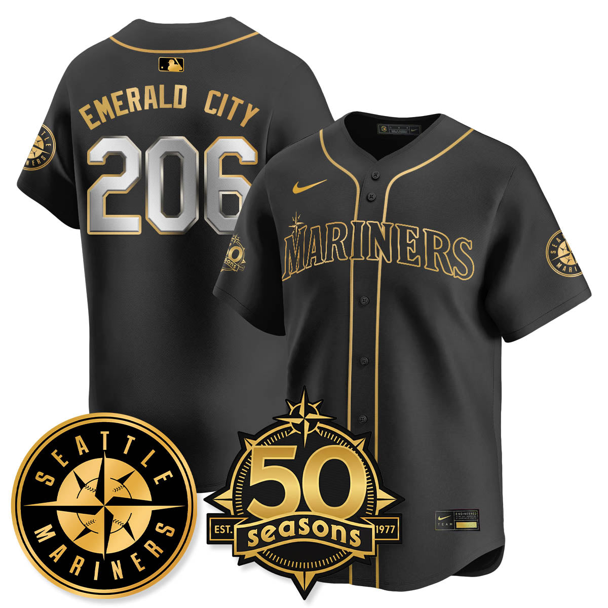 SEA Vapor Premier Limited Jersey - 50th Anniversary - All Stitched