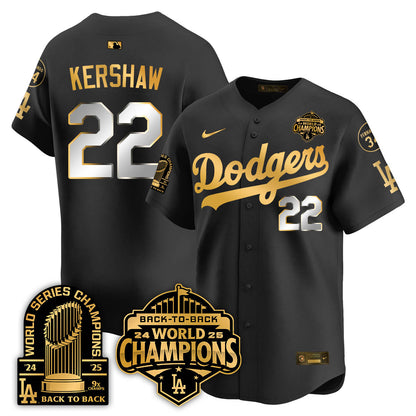 LAD 2025 World Series Champions Jersey - 9x Champs - All Stitched