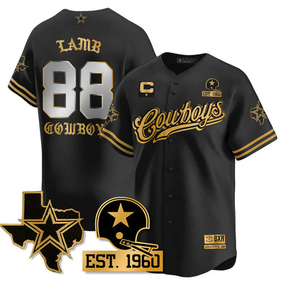 DAL Born x Raised Baseball Jersey - All Stitched