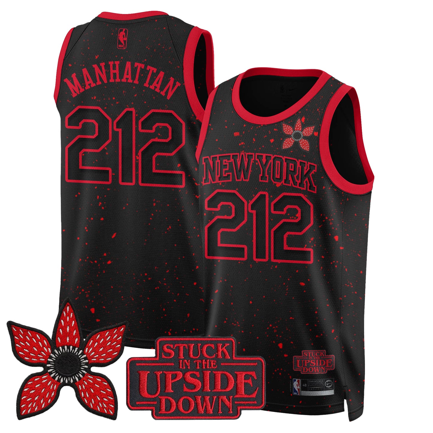 NYK 'Stranger Things Edition' Swingman Jersey - All Stitched