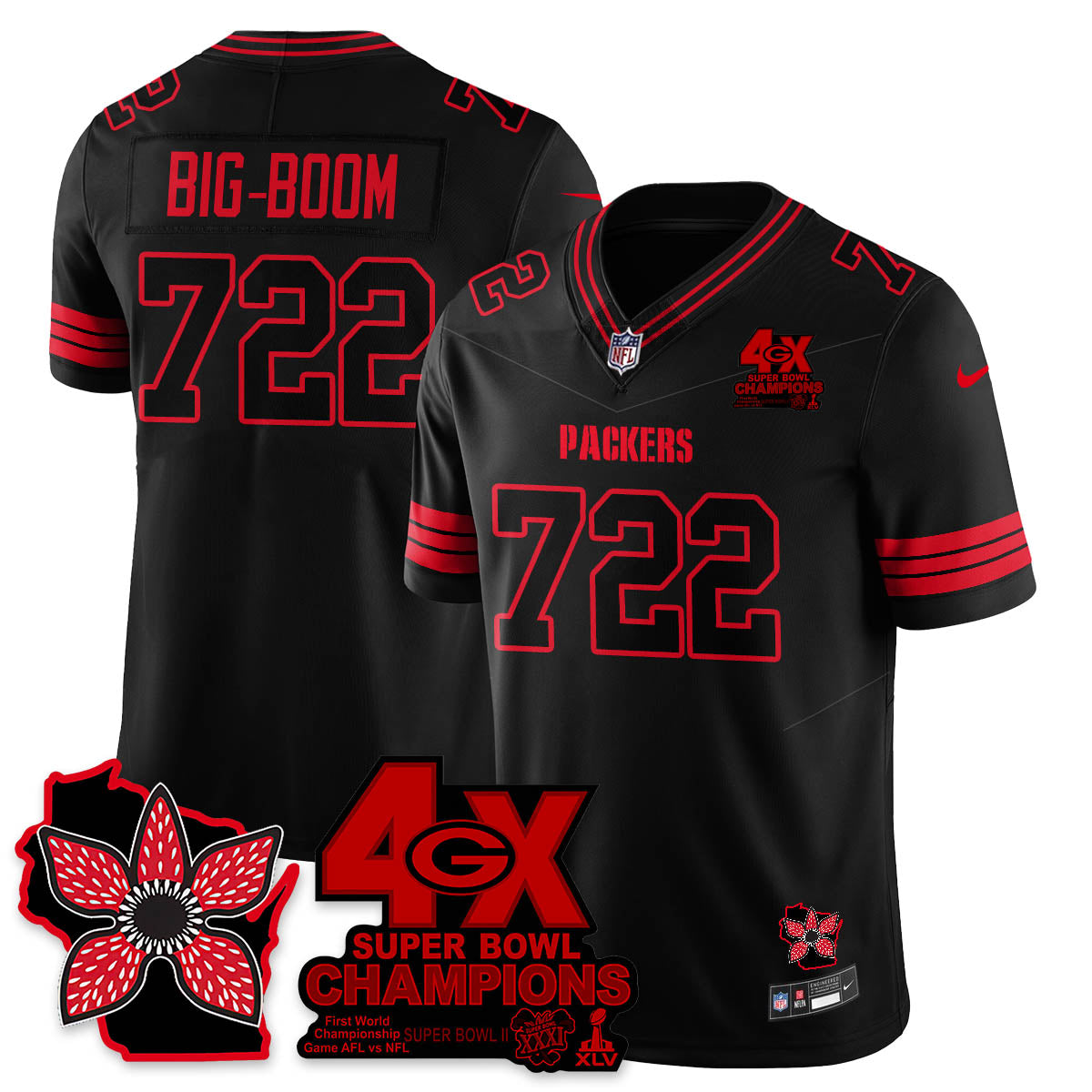 GB 'Stranger Things Edition' Vapor Limited Jersey - All Stitched