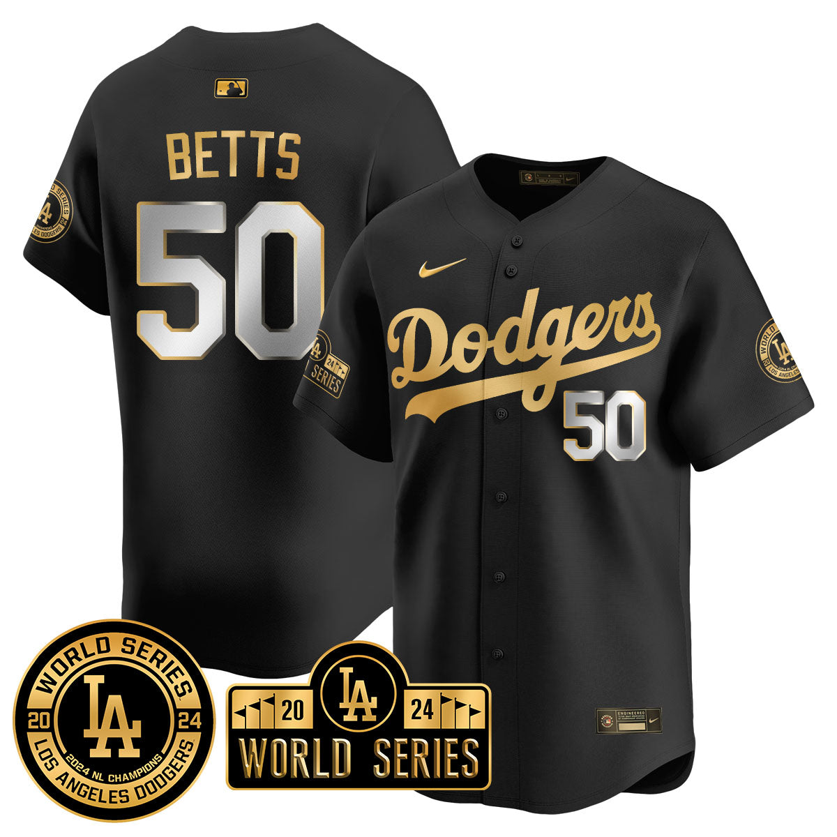 LAD World Series 2024 Jersey - All Stitched
