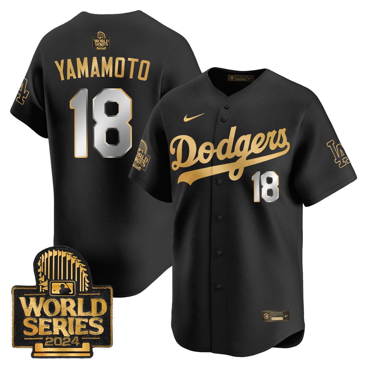 LAD World Series 2024 Jersey - All Stitched