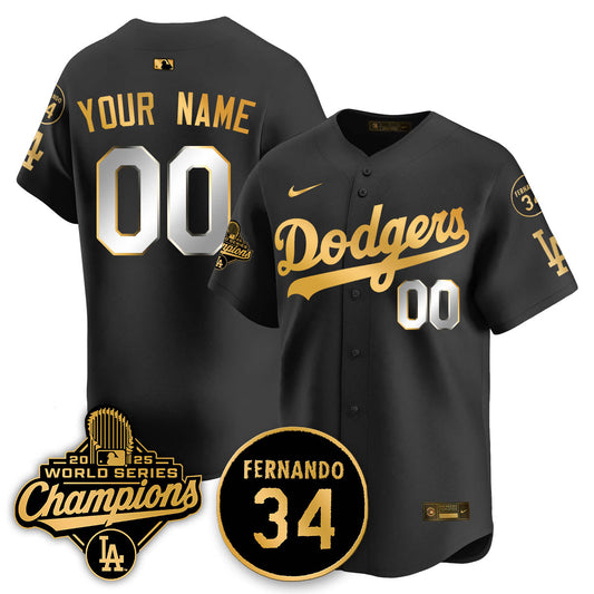 LAD 2025 World Series Champions Custom Jersey - All Stitched