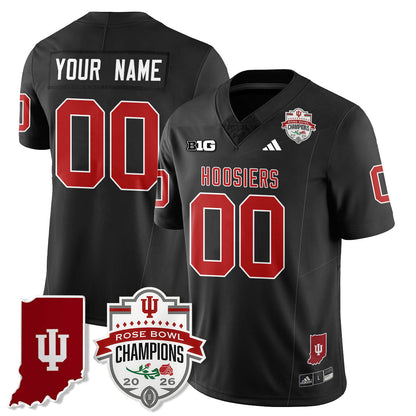 Indiana Hoosiers Vapor Limited Football Custom Jersey - Rose Bowl Champions - All Stitched