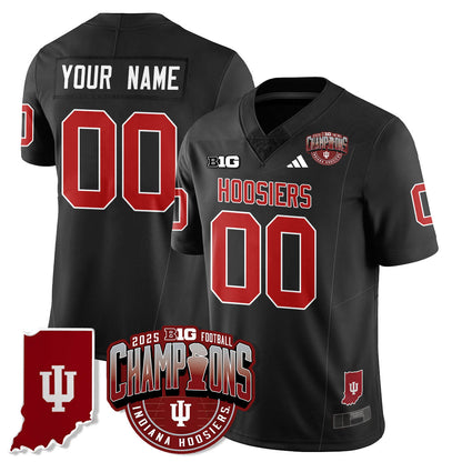 Indiana Hoosiers Vapor Limited Football Custom Jersey - Big 10 Champions - All Stitched