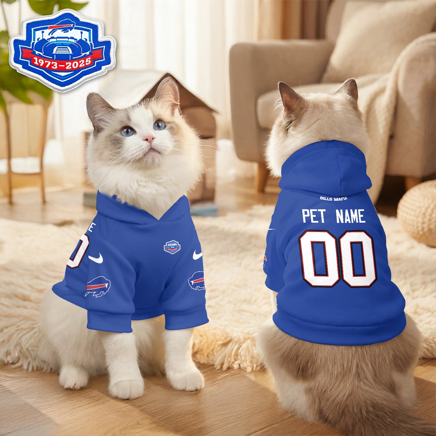 BUF “Rivalries” Pet Hoodie