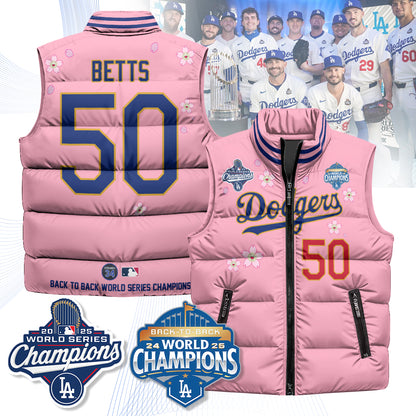 LAD Tokyo 2025 World Series Champions Puffer Vest