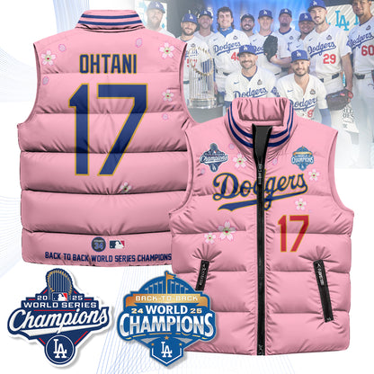 LAD Tokyo 2025 World Series Champions Puffer Vest
