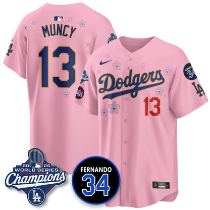 LAD Tokyo 2025 World Series Champions Jersey - All Stitched