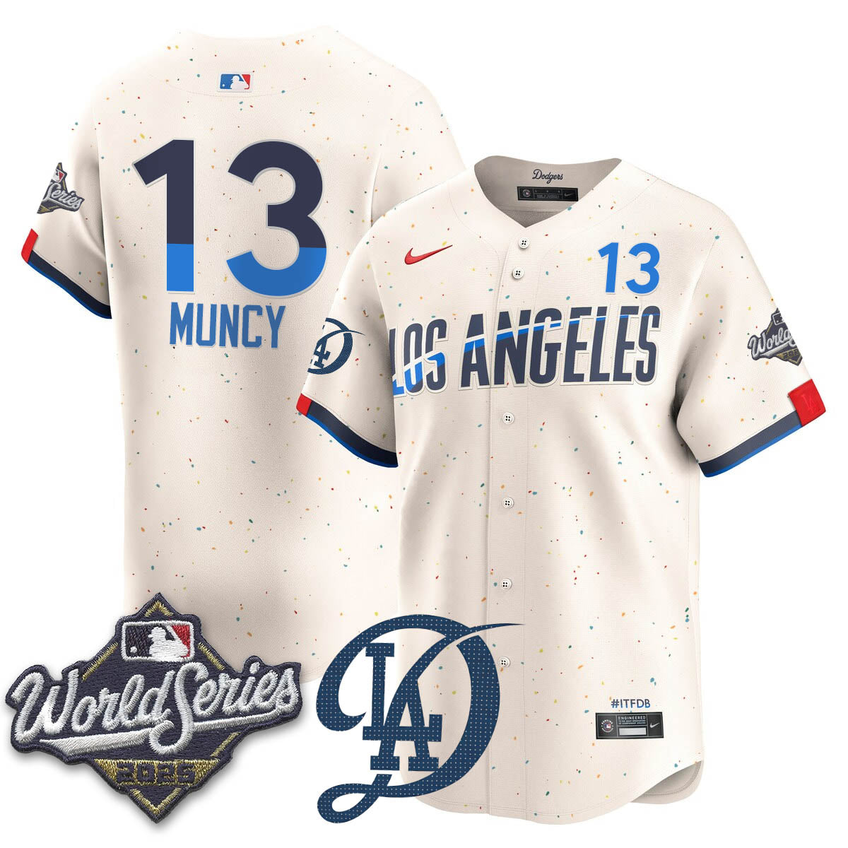 LAD 2025 World Series Jersey - All Stitched