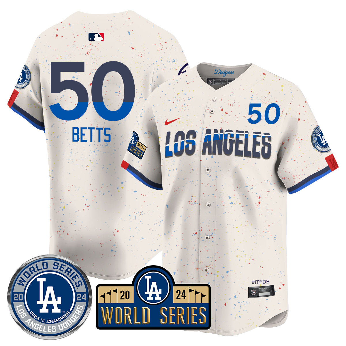 LAD World Series 2024 Jersey - All Stitched