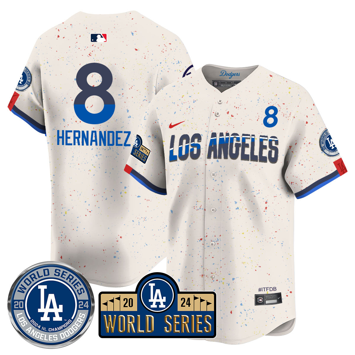 LAD World Series 2024 Jersey - All Stitched