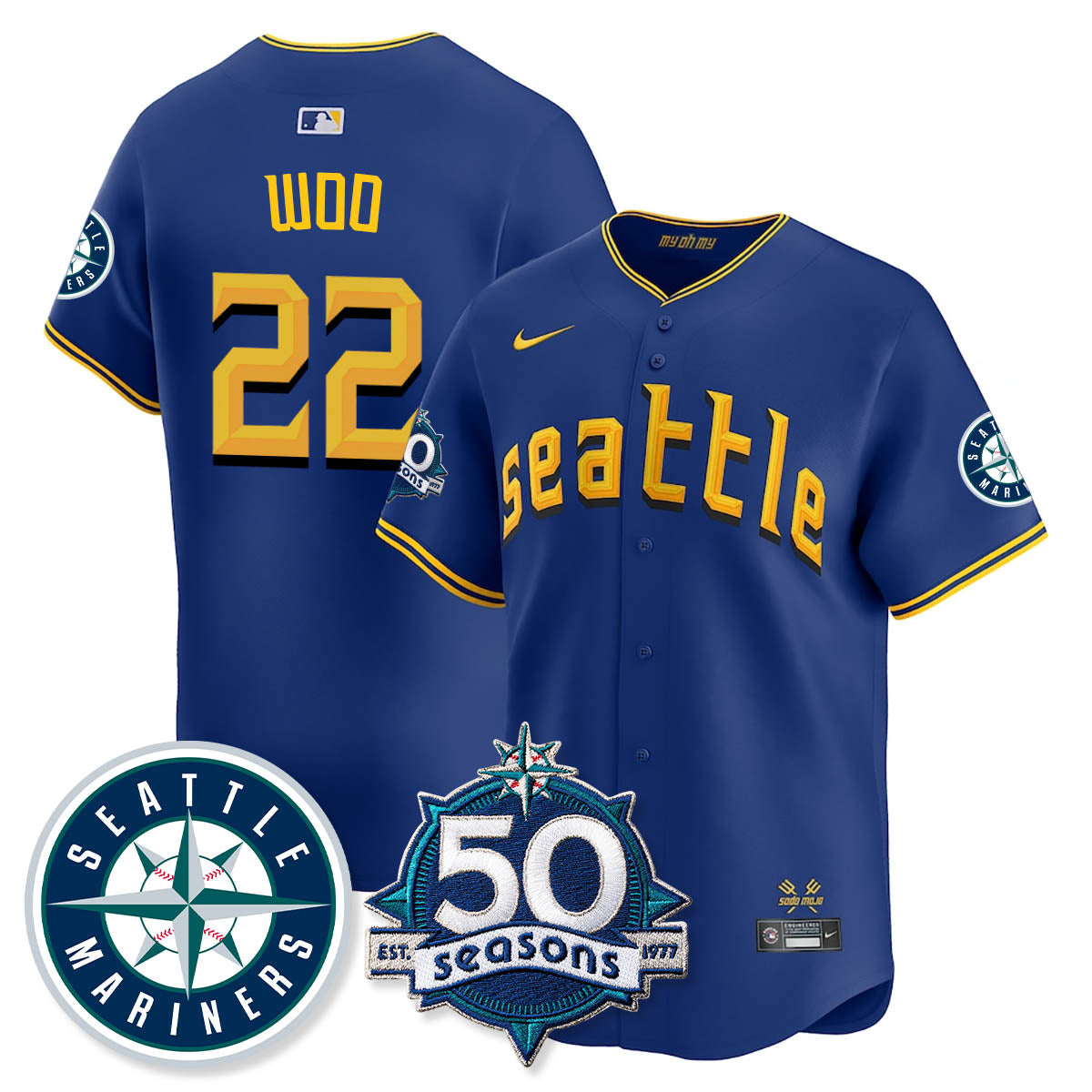 SEA Vapor Premier Limited Jersey - 50th Anniversary - All Stitched