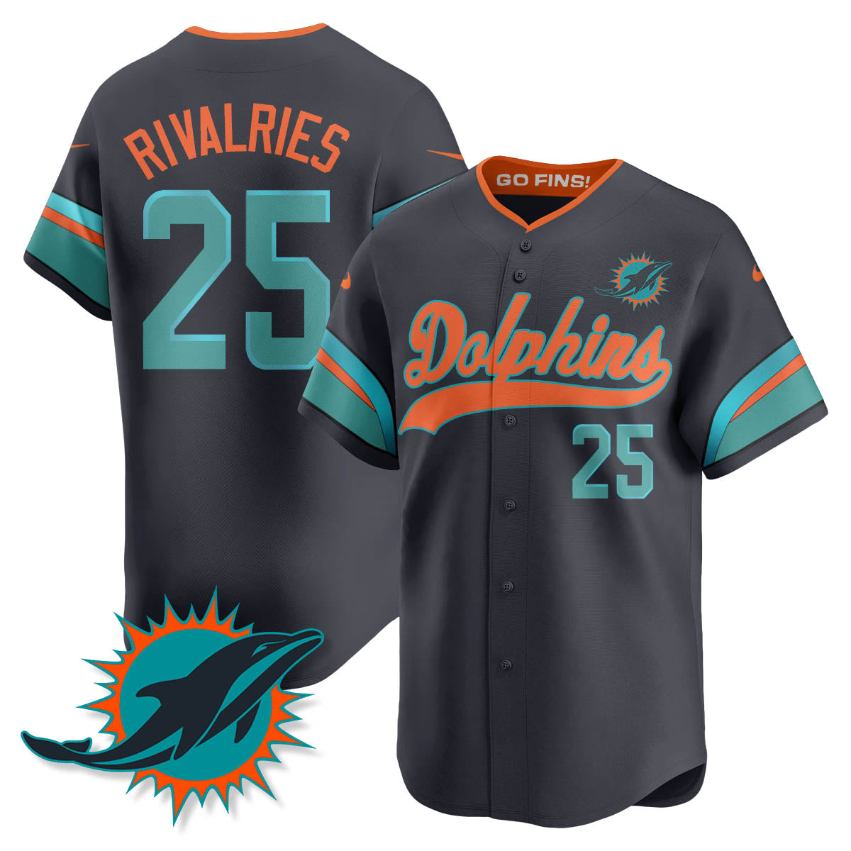 MIA "Rivalries" Vapor Limited Baseball Jersey - All Stitched
