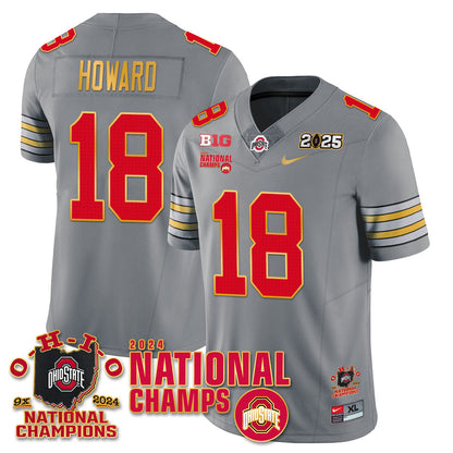 OSU 'Heritage Stripe' 2025 CFP Patch - National Champions Jersey N6 - All Stitched