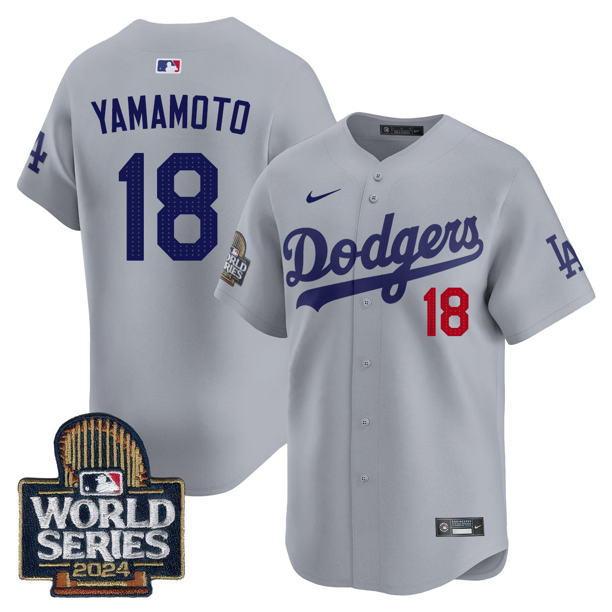 LAD World Series 2024 Jersey - All Stitched