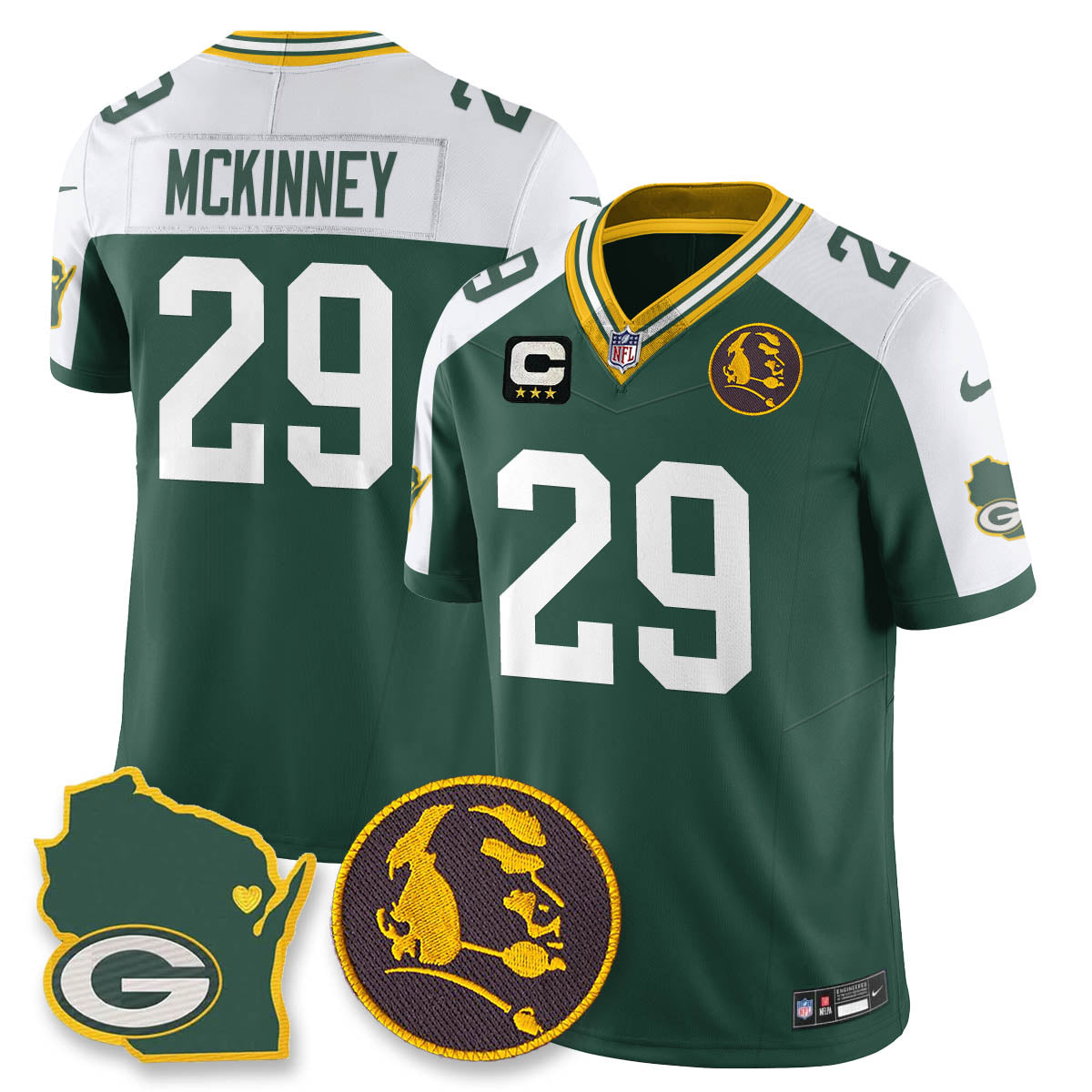 GB Vapor Limited Jersey - John Madden Patch - All Stitched